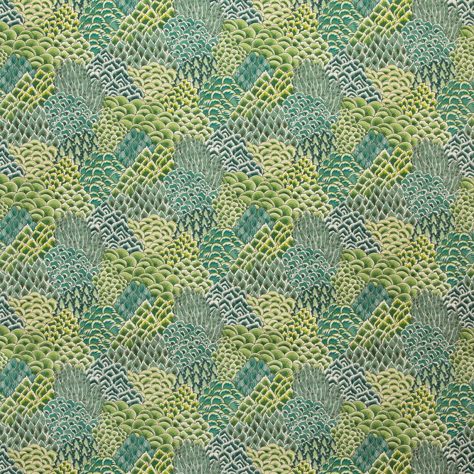 Brunschwig &amp; Fils Katibi Print Leaf Fabric