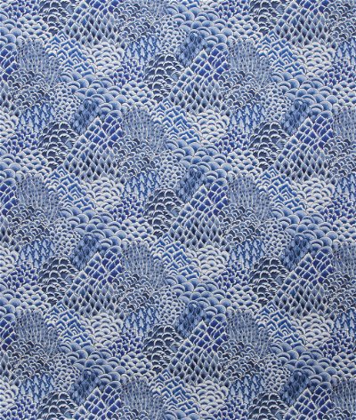 Brunschwig & Fils Katibi Print Blue Fabric
