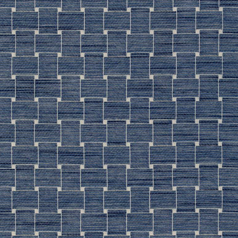 Brunschwig &amp; Fils Beaumois Woven Navy Fabric