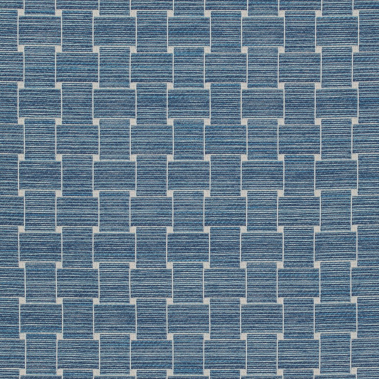 Brunschwig &amp; Fils Beaumois Woven Blue Fabric