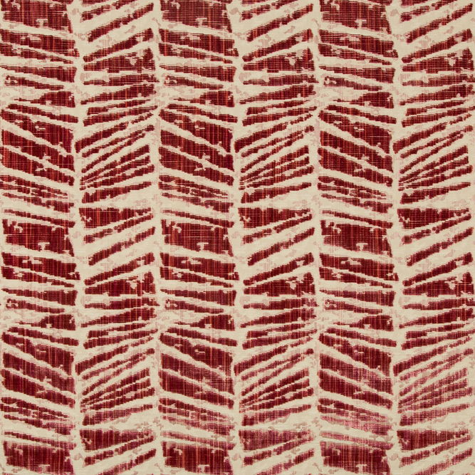 Brunschwig &amp; Fils Chaumont Velvet Red Fabric