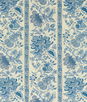 Brunschwig & Fils Montflours Print Blue Fabric