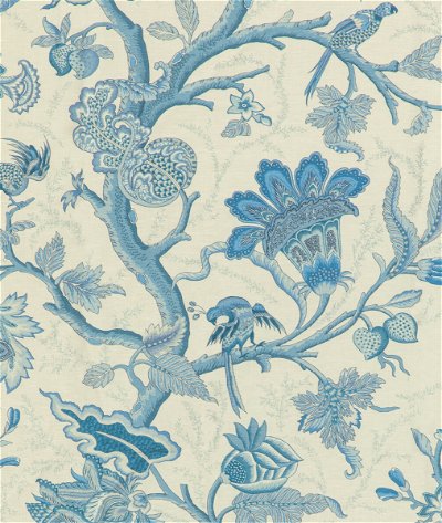 Brunschwig & Fils Louverne Print Blue Fabric