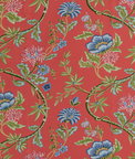 Brunschwig & Fils Veronique Print Red Fabric