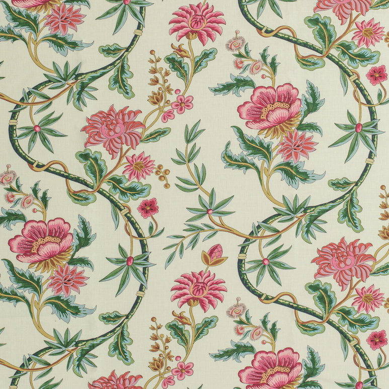 Brunschwig &amp; Fils Veronique Print Jewel Fabric