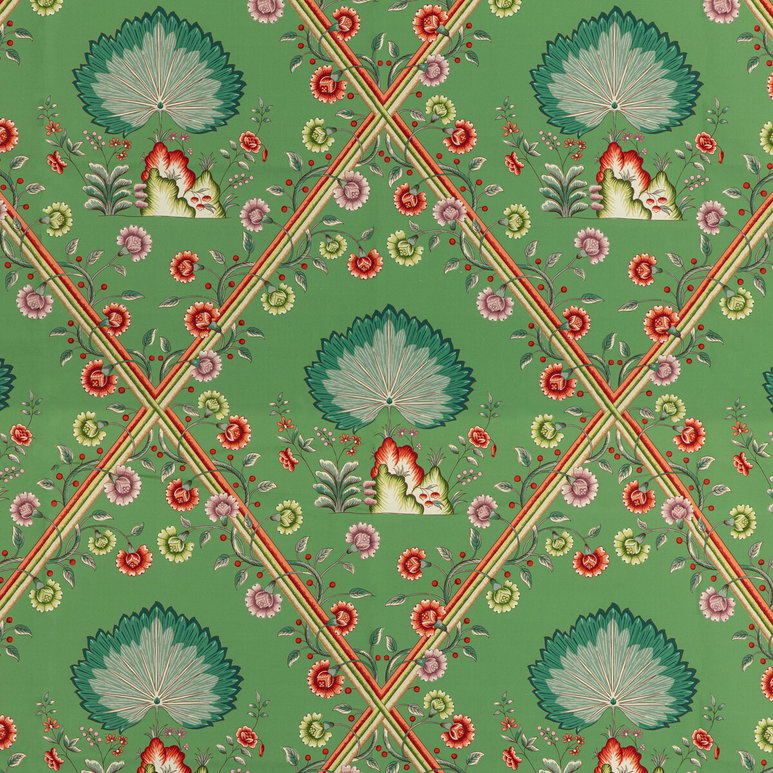Brunschwig &amp; Fils Loire Print Emerald Fabric