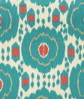 Brunschwig & Fils Mayenne Print Aqua Fabric