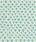 Brunschwig & Fils Pave II Print Aqua Fabric