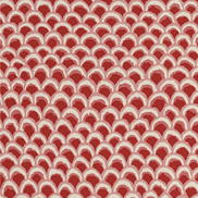 Brunschwig & Fils Pave II Print Red Fabric