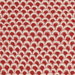 Brunschwig & Fils Pave II Print Red Fabric
