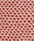 Brunschwig & Fils Pave II Print Red Fabric