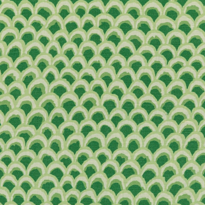 Brunschwig &amp; Fils Pave II Print Green Fabric