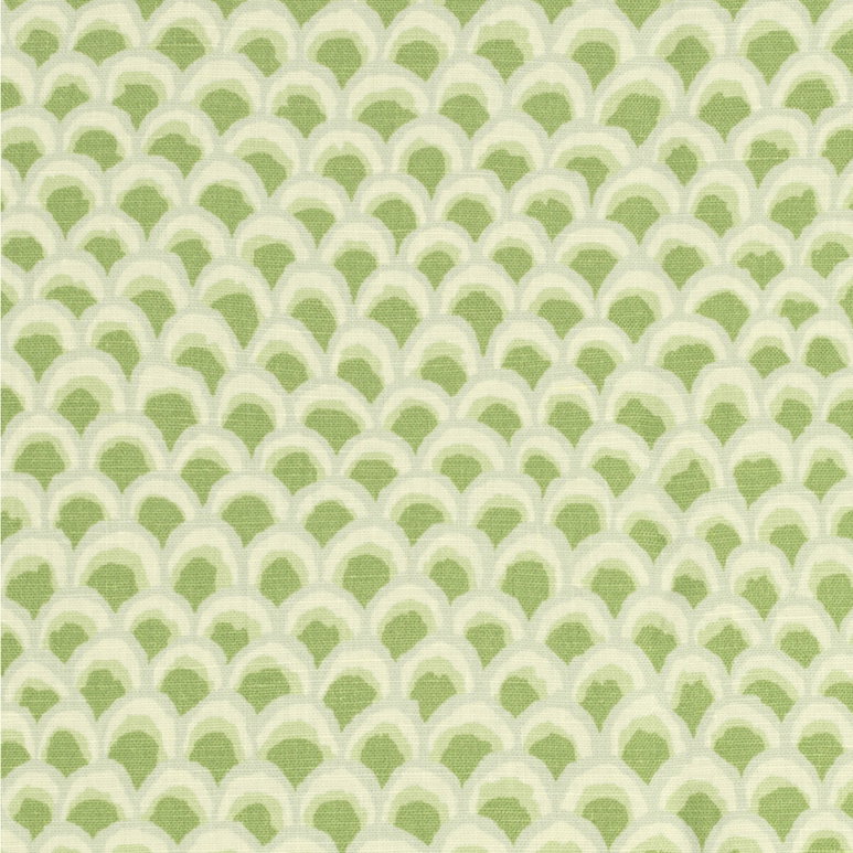 Brunschwig &amp; Fils Pave II Print Kiwi Fabric