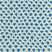 Brunschwig & Fils Pave II Print Blue Fabric