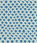 Brunschwig & Fils Pave II Print Blue Fabric