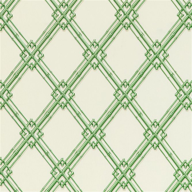 Brunschwig &amp; Fils Le Bambou Print Green Fabric