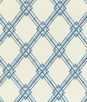 Brunschwig & Fils Le Bambou Print Blue Fabric