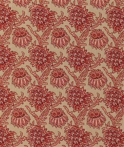Brunschwig & Fils Brassac Print Red Fabric
