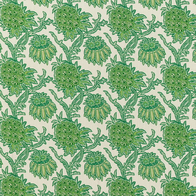 Brunschwig &amp; Fils Brassac Print Green Fabric