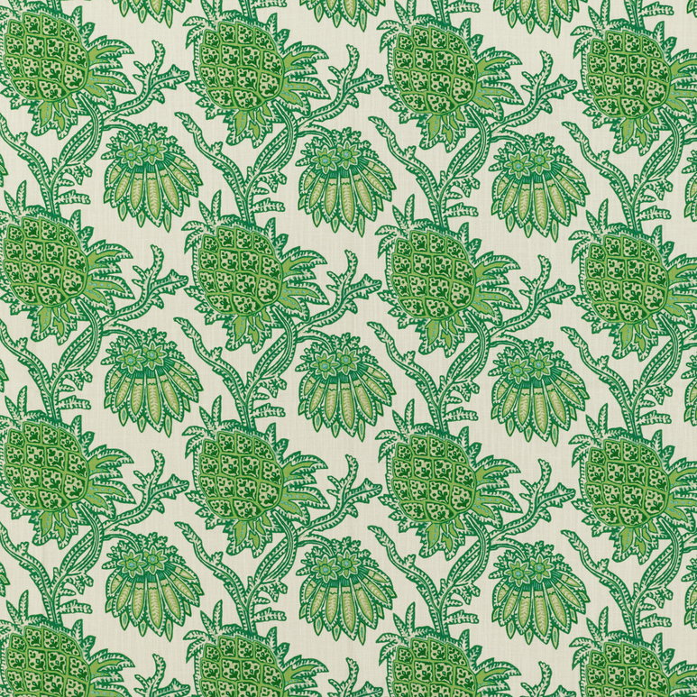 Brunschwig &amp; Fils Brassac Print Green Fabric