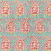 Brunschwig & Fils Rougier Print Aqua Fabric