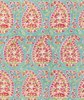 Brunschwig & Fils Rougier Print Aqua Fabric