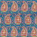 Brunschwig & Fils Rougier Print Blue/Red Fabric