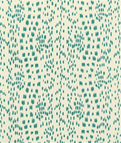 Brunschwig & Fils Les Touches II Teal Fabric