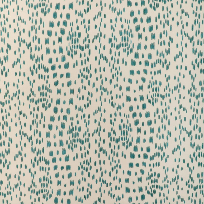 Brunschwig &amp; Fils Les Touches II Teal Fabric
