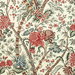 Brunschwig & Fils Luberon Print Red/Teal Fabric