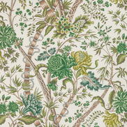 Brunschwig & Fils Luberon Print Green/Leaf Fabric