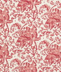 Brunschwig & Fils Weymouth Print Red Fabric
