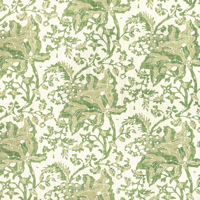 Brunschwig &amp; Fils Weymouth Print Leaf Fabric