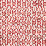 Brunschwig & Fils Galon Print Coral Fabric