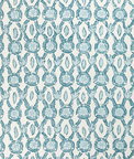 Brunschwig & Fils Galon Print Aqua Fabric