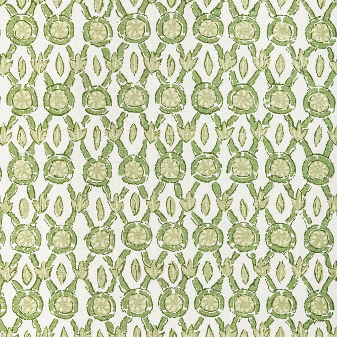 Brunschwig &amp; Fils Galon Print Leaf Fabric