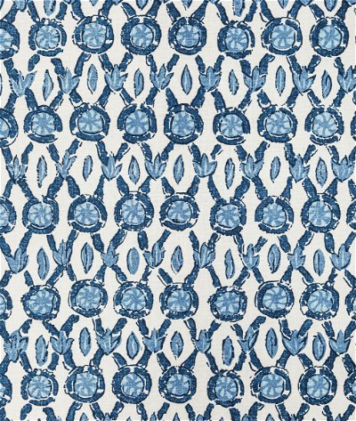Brunschwig & Fils Galon Print Blue Fabric