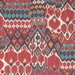 Brunschwig & Fils Bonnieux Print Berry/Aqua Fabric