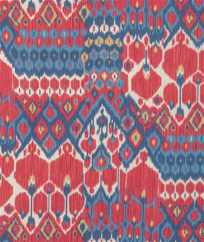 Brunschwig & Fils Bonnieux Print Red/Blue Fabric