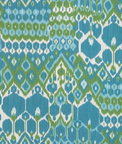 Brunschwig & Fils Bonnieux Print Aqua/Leaf Fabric