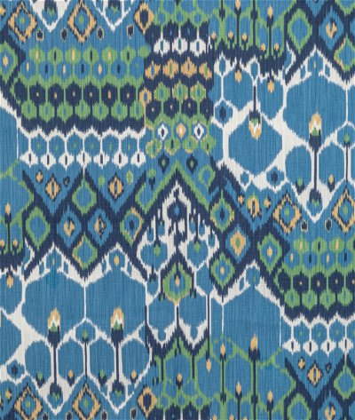 Brunschwig & Fils Bonnieux Print Blue/Leaf Fabric