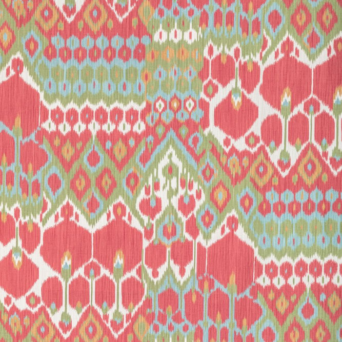 Brunschwig &amp; Fils Bonnieux Print Rose/Leaf Fabric
