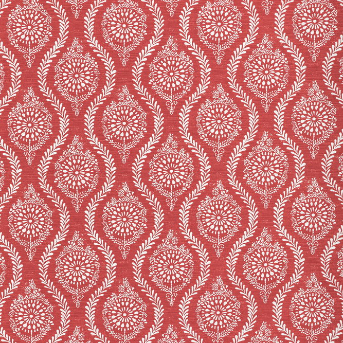 Brunschwig &amp; Fils Marindol Print Red Fabric