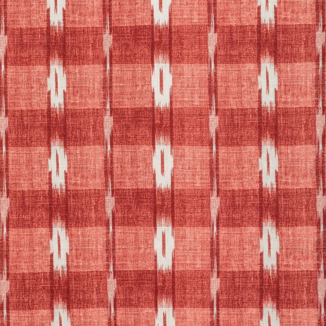 Brunschwig &amp; Fils Girard Print Red Fabric