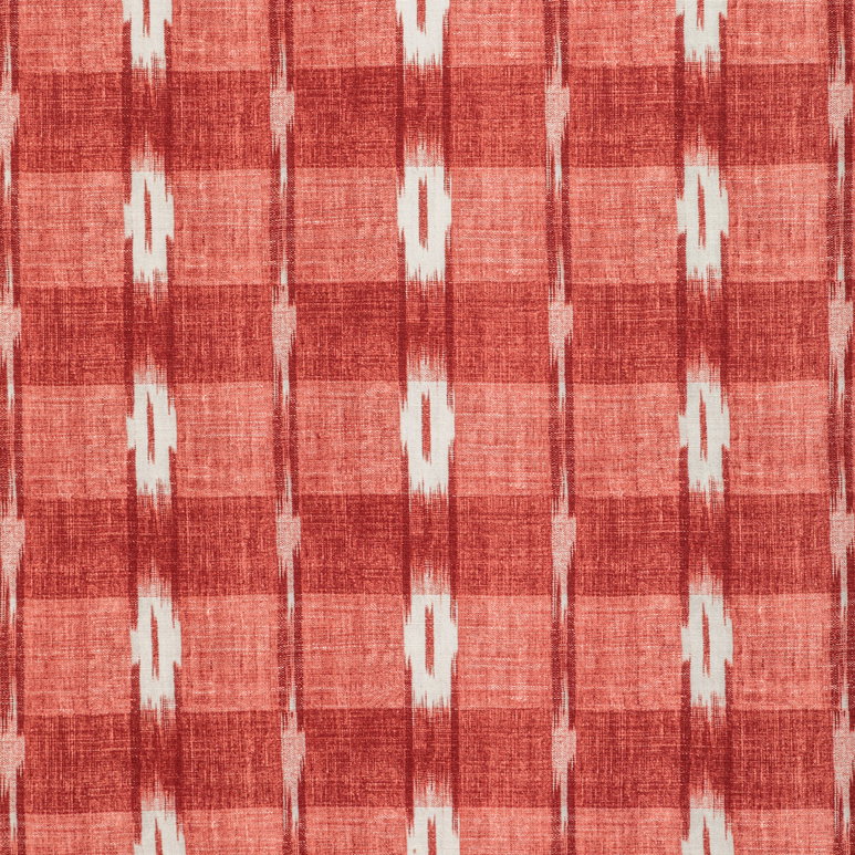 Brunschwig &amp; Fils Girard Print Red Fabric