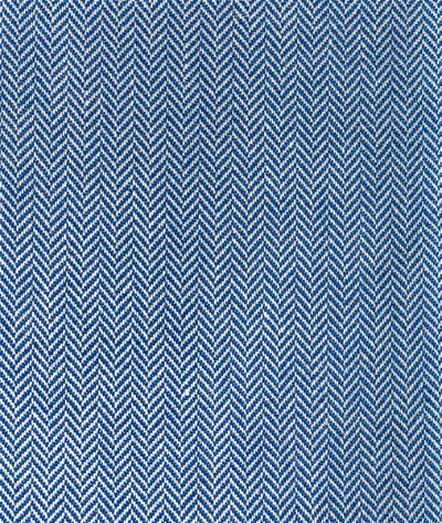 Brunschwig & Fils Kerolay Linen Weave Blue Fabric