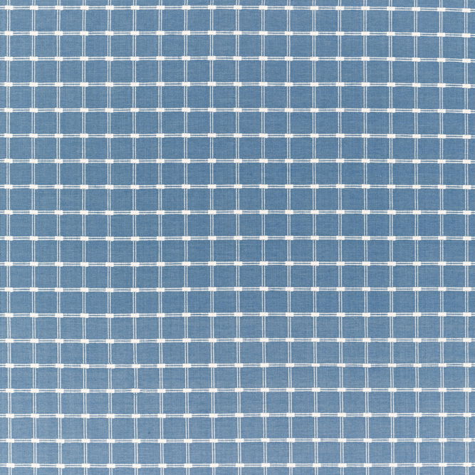 Brunschwig &amp; Fils Lison Check Sky Fabric