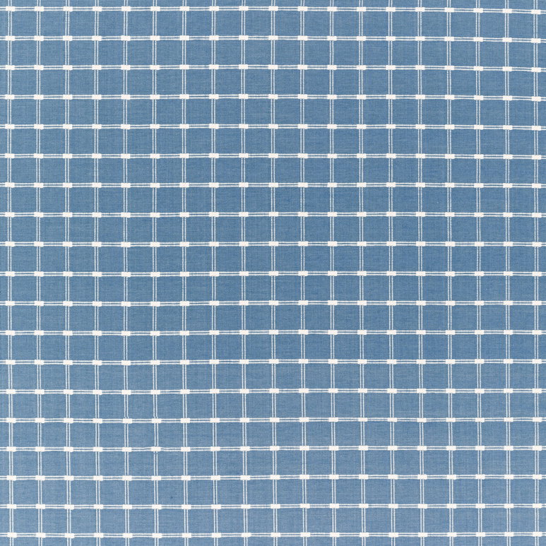 Brunschwig &amp; Fils Lison Check Sky Fabric