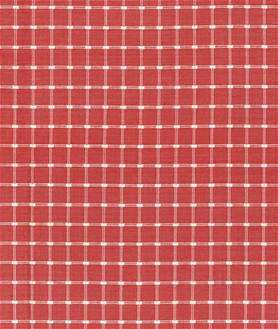 Brunschwig & Fils Lison Check Red Fabric