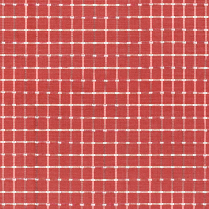 Brunschwig &amp; Fils Lison Check Red Fabric